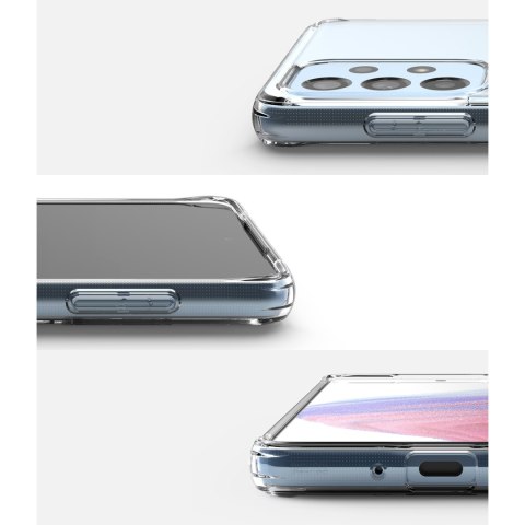 Etui pokrowiec z żelową ramką Galaxy A73 Fusion przezroczysty Etui pokrowiec z żelową ramką Galaxy A73 Fusion przezroczysty