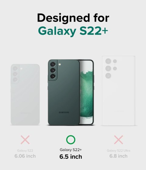 Etui z kieszonką na kartę dokumenty do Galaxy S22+ Fusion Card przezroczysty Etui z kieszonką na kartę dokumenty do Galaxy S22+ Fusion Card przezroczysty