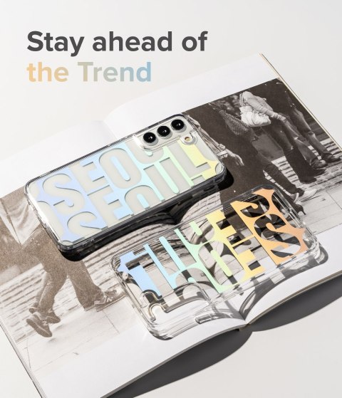 Pancerne etui pokrowiec z żelową ramką Galaxy S22+ Fusion Design Seoul przezroczysty Pancerne etui pokrowiec z żelową ramką Galaxy S22+ Fusion Design Seoul przezroczysty