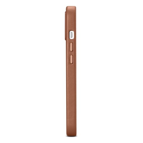 Pokrowiec etui z naturalnej skóry do iPhone 14 Plus MagSafe Case Leather brązowy Pokrowiec etui z naturalnej skóry do iPhone 14 Plus MagSafe Case Leather brązowy