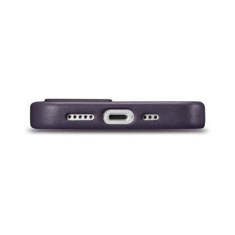 Pokrowiec etui z naturalnej skóry do iPhone 14 Plus MagSafe Case Leather ciemnofioletowy Pokrowiec etui z naturalnej skóry do iPhone 14 Plus MagSafe Case Leather ciemnofioletowy