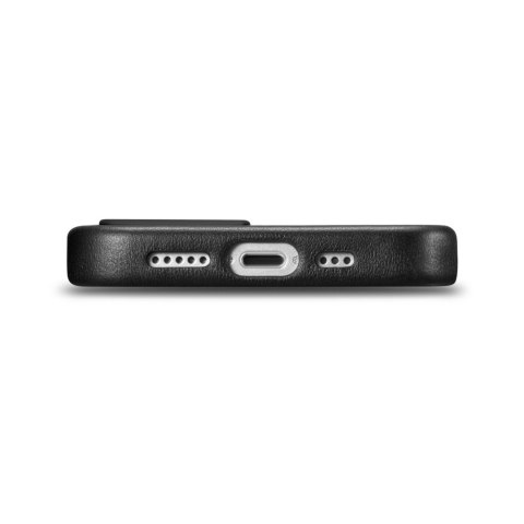 Pokrowiec etui z naturalnej skóry do iPhone 14 Plus MagSafe Case Leather czarny Pokrowiec etui z naturalnej skóry do iPhone 14 Plus MagSafe Case Leather czarny
