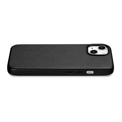 Pokrowiec etui z naturalnej skóry do iPhone 14 Plus MagSafe Case Leather czarny Pokrowiec etui z naturalnej skóry do iPhone 14 Plus MagSafe Case Leather czarny