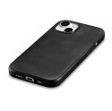 Skórzane etui pokrowiec do iPhone 15 Plus Oil Wax Premium Leather MagSafe czarne
