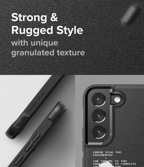 Wytrzymałe etui pokrowiec Galaxy S22+ Onyx Design Graffiti czarny Wytrzymałe etui pokrowiec Galaxy S22+ Onyx Design Graffiti czarny
