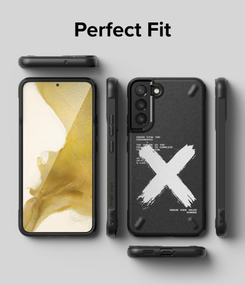 Wytrzymałe etui pokrowiec Galaxy S22+ Onyx Design Graffiti czarny Wytrzymałe etui pokrowiec Galaxy S22+ Onyx Design Graffiti czarny