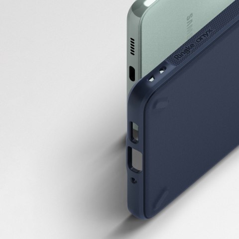 Wytrzymałe i elastyczne etui pokrowiec Galaxy A73 Onyx granatowy Wytrzymałe i elastyczne etui pokrowiec Galaxy A73 Onyx granatowy
