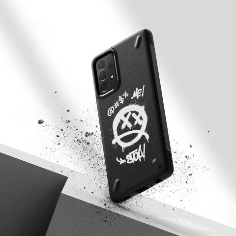 Wytrzymałe wzmacniane etui do telefonu GALAXY A72 4G ONYX Paint czarny Wytrzymałe wzmacniane etui do telefonu GALAXY A72 4G ONYX Paint czarny