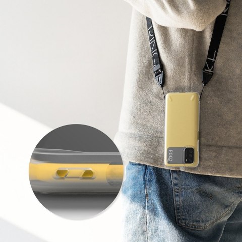 Wytrzymałe wzmacniane etui do telefonu XIAOMI POCO M3 ONYX przezroczysty Wytrzymałe wzmacniane etui do telefonu XIAOMI POCO M3 ONYX przezroczysty