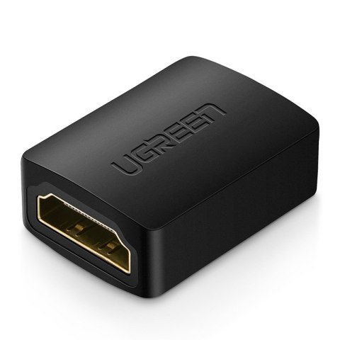 Adapter łącznik złączka kabla przewodu HDMI czarny Adapter łącznik złączka kabla przewodu HDMI czarny