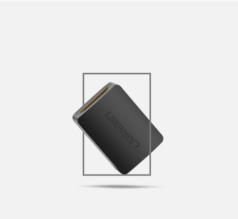 Adapter łącznik złączka kabla przewodu HDMI czarny Adapter łącznik złączka kabla przewodu HDMI czarny