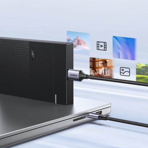 Kabel przewód USB-C - micro USB-B 3.0 3A 0.5m szary Kabel przewód USB-C - micro USB-B 3.0 3A 0.5m szary