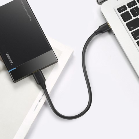 Kabel przewód do dysku USB-A 3.0 - Micro USB-B SuperSpeed 5Gb/s 1m czarny Kabel przewód do dysku USB-A 3.0 - Micro USB-B SuperSpeed 5Gb/s 1m czarny