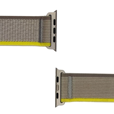 Pasek z rzepem Trail do Apple Watch 42 / 44 / 45 / 49 mm jasnoszary Pasek z rzepem Trail do Apple Watch 42 / 44 / 45 / 49 mm jasnoszary