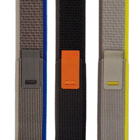 Pasek z rzepem Trail do Apple Watch 42 / 44 / 45 / 49 mm jasnoszary Pasek z rzepem Trail do Apple Watch 42 / 44 / 45 / 49 mm jasnoszary