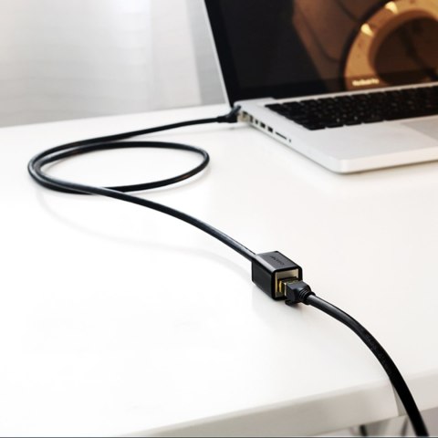Przedłużacz kabla sieciowego F/UTP Ethernet RJ45 Cat. 6 1000Mb/s 1m czarny Przedłużacz kabla sieciowego F/UTP Ethernet RJ45 Cat. 6 1000Mb/s 1m czarny