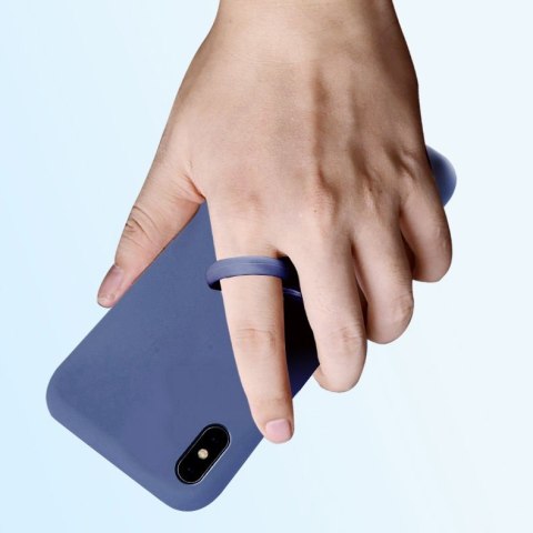 Silikonowa smycz do telefonu zawieszka diament ring na palec miętowy Silikonowa smycz do telefonu zawieszka diament ring na palec miętowy