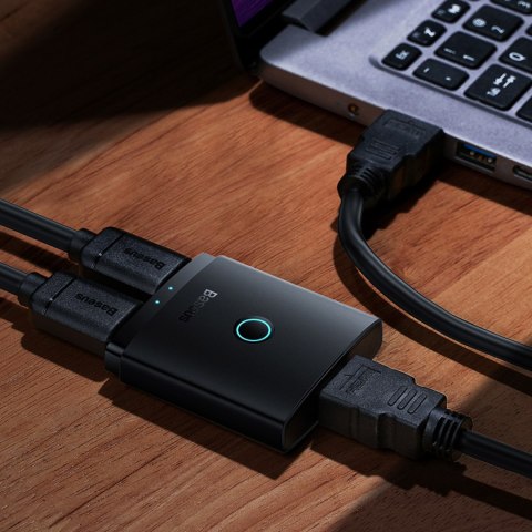 2w1 Adapter dwukierunkowy AirJoy HDMI 4K 60Hz czarny 2w1 Adapter dwukierunkowy AirJoy HDMI 4K 60Hz czarny