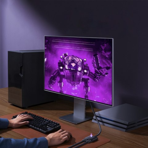2w1 Adapter dwukierunkowy AirJoy HDMI 4K 60Hz czarny 2w1 Adapter dwukierunkowy AirJoy HDMI 4K 60Hz czarny