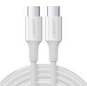 Kabel przewód USB-C 5A szybkie ładowanie PD QC 2m biały