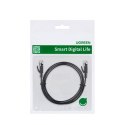 Płaski kabel sieciowy patchcord LAN RJ45 Ethernet Cat. 6 3m czarny