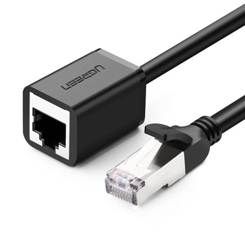 Przedłużacz kabla sieciowego LAN Ethernet RJ45 F/UTP Cat. 6 1000Mb/s 0.5m czarny Przedłużacz kabla sieciowego LAN Ethernet RJ45 F/UTP Cat. 6 1000Mb/s 0.5m czarny
