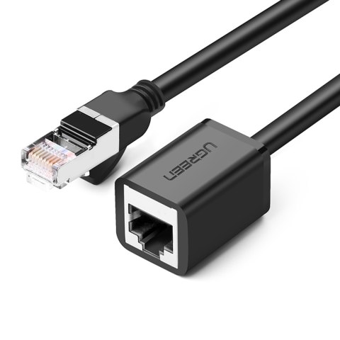 Przedłużacz kabla sieciowego LAN Ethernet RJ45 F/UTP Cat. 6 1000Mb/s 0.5m czarny Przedłużacz kabla sieciowego LAN Ethernet RJ45 F/UTP Cat. 6 1000Mb/s 0.5m czarny