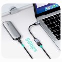 Przejściówka adapter z kabla przewodu USB na USB-C OTG 15cm czarny