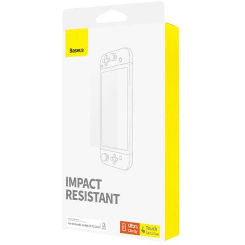 Szkło hartowane na ekran do Nintendo Switch OLED 2021 Crystal ZESTAW 2szt. Szkło hartowane na ekran do Nintendo Switch OLED 2021 Crystal ZESTAW 2szt.