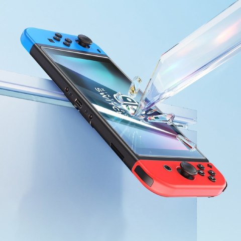 Szkło hartowane na ekran do Nintendo Switch OLED 2021 Crystal ZESTAW 2szt. Szkło hartowane na ekran do Nintendo Switch OLED 2021 Crystal ZESTAW 2szt.