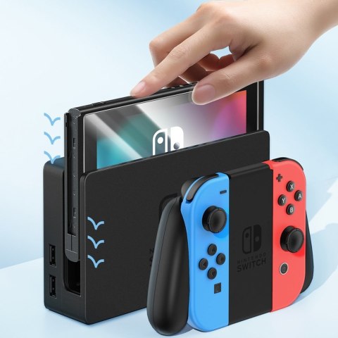 Szkło hartowane na ekran do Nintendo Switch OLED 2021 Crystal ZESTAW 2szt. Szkło hartowane na ekran do Nintendo Switch OLED 2021 Crystal ZESTAW 2szt.