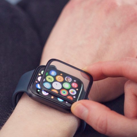 Hybrydowe szkło ochronne do Samsung Galaxy Fit 2 Watch Glass czarny Hybrydowe szkło ochronne do Samsung Galaxy Fit 2 Watch Glass czarny