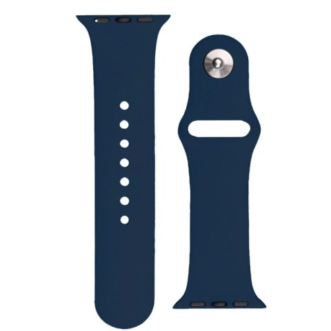 Silikonowy pasek do zegarka Apple Watch Ultra 2-9/SE 42/44/45mm Silicone Strap APS ciemnoniebieski Silikonowy pasek do zegarka Apple Watch Ultra 2-9/SE 42/44/45mm Silicone Strap APS ciemnoniebieski