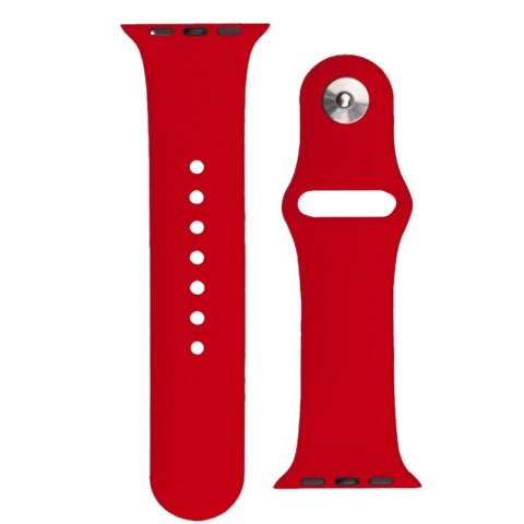 Silikonowy pasek do zegarka Apple Watch Ultra 2-9/SE 42/44/45mm Silicone Strap APS czerwony Silikonowy pasek do zegarka Apple Watch Ultra 2-9/SE 42/44/45mm Silicone Strap APS czerwony