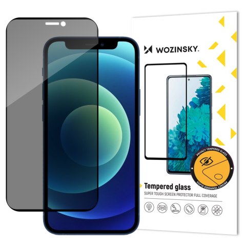 Szkło hartowane do iPhone 12 / 12 Pro z filtrem Anti Spy Privacy Glass prywatyzujące Szkło hartowane do iPhone 12 / 12 Pro z filtrem Anti Spy Privacy Glass prywatyzujące