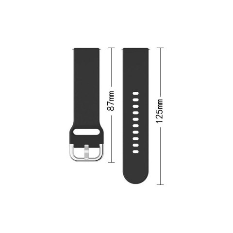 Uniwersalny silikonowy pasek do smartwatcha Silicone Strap TYS szer. 22mm turkusowy Uniwersalny silikonowy pasek do smartwatcha Silicone Strap TYS szer. 22mm turkusowy