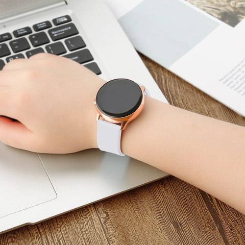 Uniwersalny silikonowy pasek do smartwatcha Silicone Strap TYS szer. 22mm turkusowy Uniwersalny silikonowy pasek do smartwatcha Silicone Strap TYS szer. 22mm turkusowy