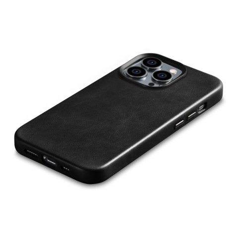Skórzane etui iPhone 14 Pro Max magnetyczne z MagSafe Oil Wax Premium Leather Case czarny Skórzane etui iPhone 14 Pro Max magnetyczne z MagSafe Oil Wax Premium Leather Case czarny