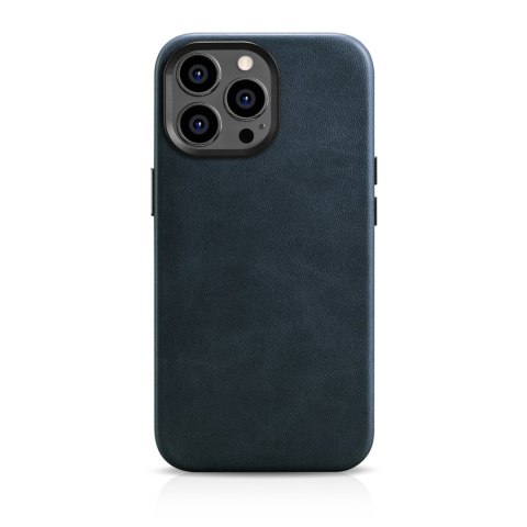 Skórzane etui iPhone 14 Pro Max magnetyczne z MagSafe Oil Wax Premium Leather Case granatowy Skórzane etui iPhone 14 Pro Max magnetyczne z MagSafe Oil Wax Premium Leather Case granatowy
