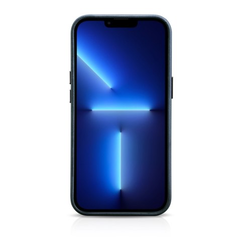 Skórzane etui iPhone 14 Pro Max magnetyczne z MagSafe Oil Wax Premium Leather Case granatowy Skórzane etui iPhone 14 Pro Max magnetyczne z MagSafe Oil Wax Premium Leather Case granatowy