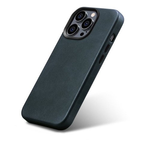 Skórzane etui iPhone 14 Pro Max magnetyczne z MagSafe Oil Wax Premium Leather Case granatowy Skórzane etui iPhone 14 Pro Max magnetyczne z MagSafe Oil Wax Premium Leather Case granatowy