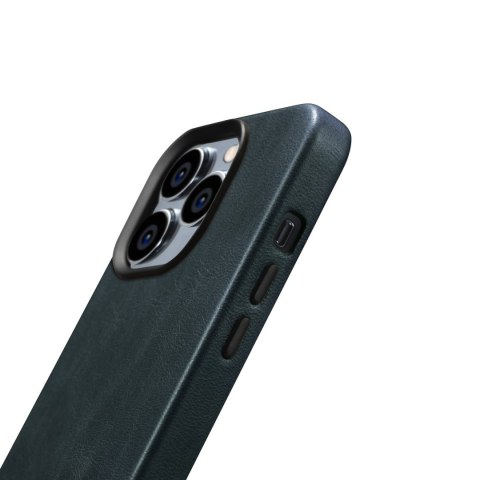 Skórzane etui iPhone 14 Pro Max magnetyczne z MagSafe Oil Wax Premium Leather Case granatowy Skórzane etui iPhone 14 Pro Max magnetyczne z MagSafe Oil Wax Premium Leather Case granatowy