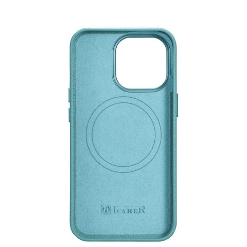 Skórzane etui iPhone 14 Pro magnetyczne z MagSafe Litchi Premium Leather Case zielony Skórzane etui iPhone 14 Pro magnetyczne z MagSafe Litchi Premium Leather Case zielony