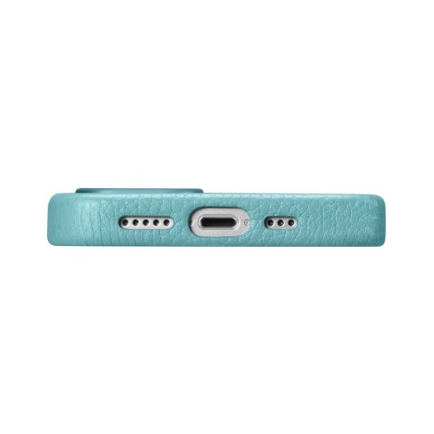 Skórzane etui iPhone 14 Pro magnetyczne z MagSafe Litchi Premium Leather Case zielony Skórzane etui iPhone 14 Pro magnetyczne z MagSafe Litchi Premium Leather Case zielony