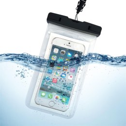 Wodoodporne etui torebka na telefon 6.7'' ze smyczą przezroczysty