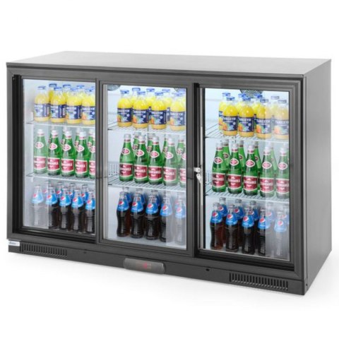 Lodówka chłodziarka barowa sklepowa na napoje 3-drzwiowa 6 półek 300 W 303 l - Hendi 235836 Lodówka chłodziarka barowa sklepowa na napoje 3-drzwiowa 6 półek 300 W 303 l - Hendi 235836