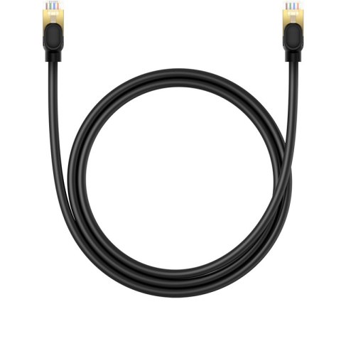 Kabel sieciowy LAN RJ45 Ethernet High Speed Cat.8 40Gbps 1m czarny Kabel sieciowy LAN RJ45 Ethernet High Speed Cat.8 40Gbps 1m czarny