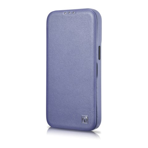 Skórzane etui iPhone 14 Pro z klapką magnetyczne MagSafe CE Premium Leather jasno fioletowy Skórzane etui iPhone 14 Pro z klapką magnetyczne MagSafe CE Premium Leather jasno fioletowy