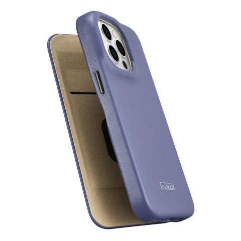 Skórzane etui iPhone 14 Pro z klapką magnetyczne MagSafe CE Premium Leather jasno fioletowy Skórzane etui iPhone 14 Pro z klapką magnetyczne MagSafe CE Premium Leather jasno fioletowy