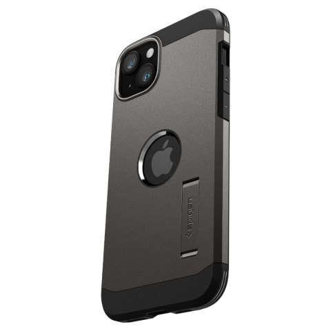Etui Tough Armor MagSafe z podstawką na iPhone 15 metaliczny szary Etui Tough Armor MagSafe z podstawką na iPhone 15 metaliczny szary